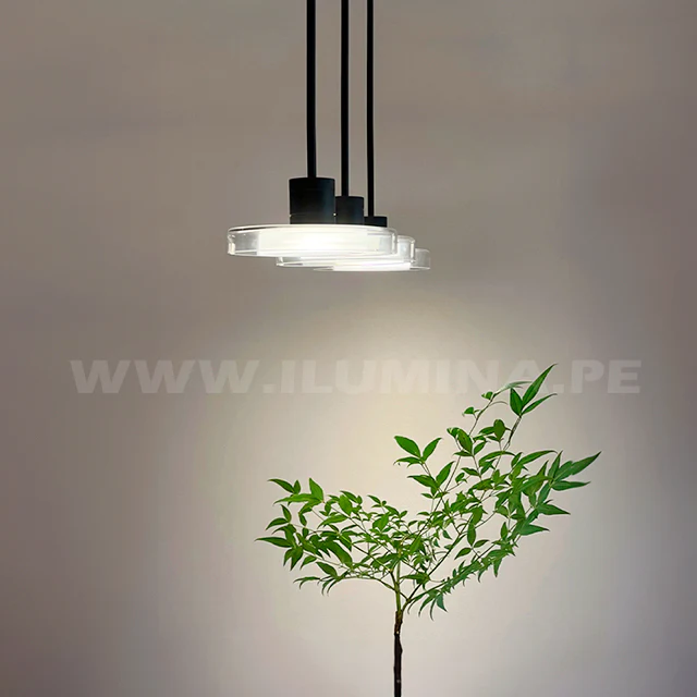 LÁMPARA COLGANTE LED DE VIDRIO TRICOLOR ARENE - Image 5