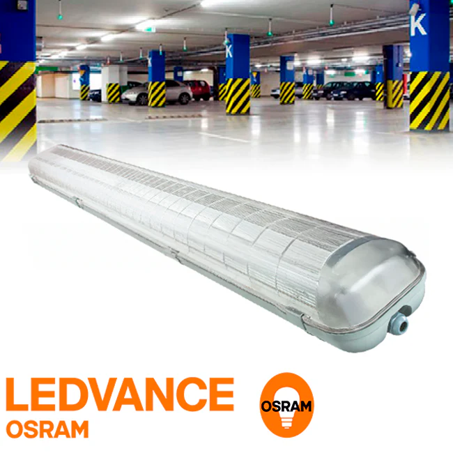 LUMINARIA HERMÉTICA TIPO INDIKO LED 1.20M OSRAM 02LUCES - SIN FOCOS - Image 3