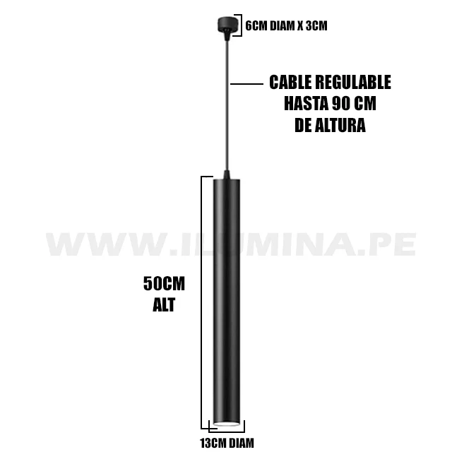 LÁMPARA COLGANTE SUPER SLIM LED 5W - 500MM - Image 4