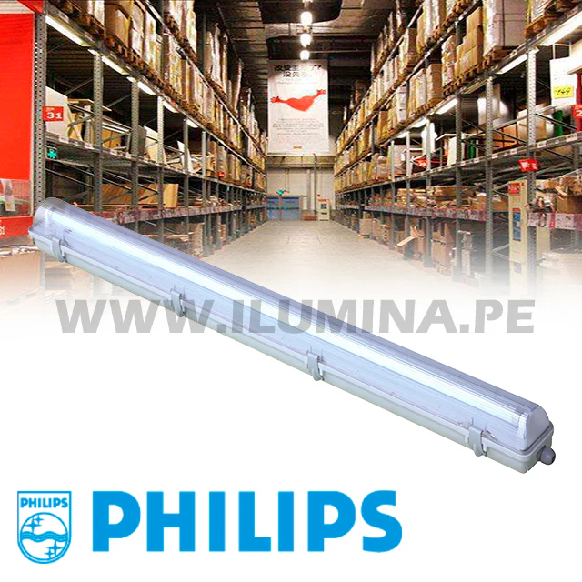 LUMINARIA HERMÉTICA TIPO INDIKO LED 1.20M PHILIPS 01LUZ LUZ INTERMEDIA - Image 5