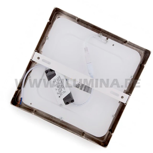 PANEL PLATEADO LED CUADRADO 24W ADOSABLE SIMPLE LUZ CÁLIDA 3000K - Image 6