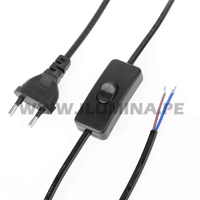 SET INTERRUPTOR CABLE LÁMPARA DE MESA NEGRO - Image 3